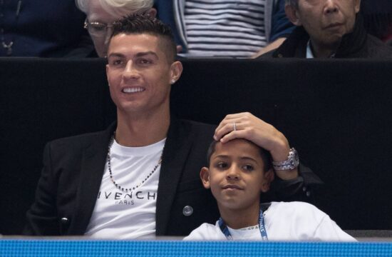 Fußball, Cristiano Ronaldo mit Familie bei den ATP-Finals in London Juventus footballer Ronaldo attends the evening mat