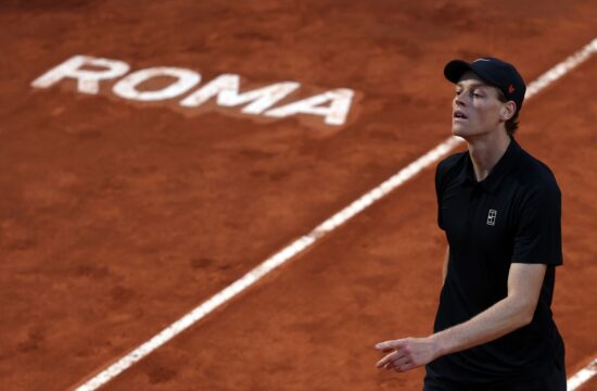 Tennis: ATP Master 1000 Men's Singles at the Foro Italico in Rome, Jannik Sinner (ITA) against Francisco Cerundolo (ARG