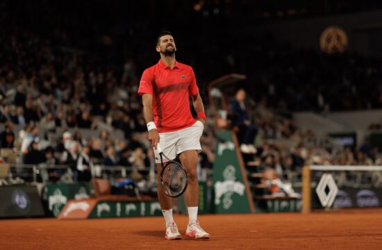 Novak Djokovic of Serbia during the Roland-Garros 2025, French Open, Grand Slam tennis tournament on 4 June 2025 at Roland-Garros stadium in Paris, France