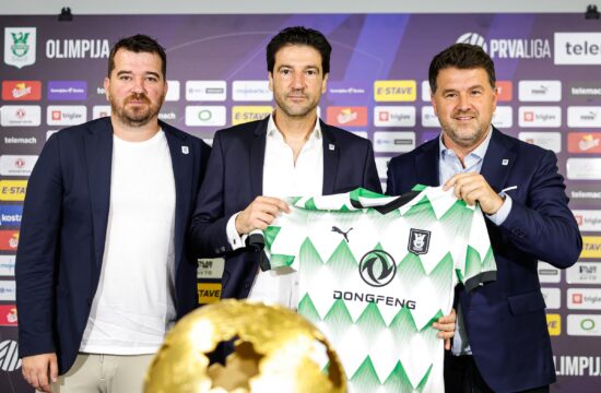 Jorge Simao NK Olimpija press conference in Ljubljana