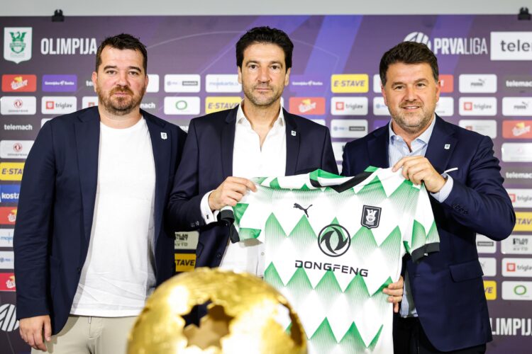 Jorge Simao NK Olimpija press conference in Ljubljana