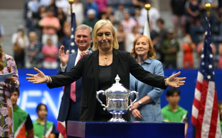 2022 US Open Martina Navratilova (USA) *** 2022 US Open Martina Navratilova USA