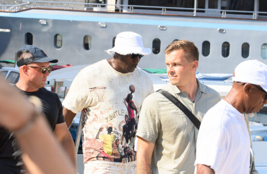 Entertainment Bilder des Tages Croatia, Dubrovnik, 270625. The famous basketball star Michael Jordan visi