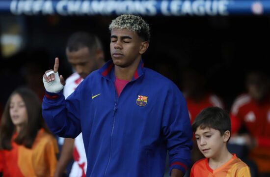 Soccer 2025 LaLiga: FC Barcelona 6-1 Olympiacos FC, Sabadell, Spain - 21 Oct 2025