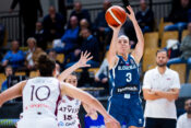 Slovenija - Latvija; Teja Oblak