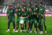 FES, MOROCCO - JANUARY 5: Stanley Nwabali, Victor Osimhen, Semi Ajayi, Calvin Bassey, Akor Adams, Wilfred Ndidi. Frank O