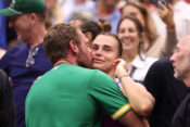 Aryna Sabalenka (Blr) with her boyfriend Georgios Frangulis after defeated Jessica Pegula (USA) in the women’s final at