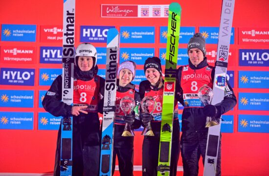 Domen Prevc, Nika Prevc, Nika Vodan, Timi Zajc