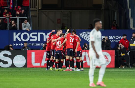 CA Osasuna v Real Madrid - LaLiga EA Sports, Pamplona, Navarra, Spain - 21 Feb 2026
