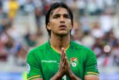 Belo Horizonte, Brazil. 22nd June, 2019. Marcelo Martins Moreno, from Bolivia, during a match between Bolivia and Venezuela, valid for the group stage of the Copa America 2019, held this Saturday (22) at the Mineirão Stadium in Belo Horizonte, MG. Credit: