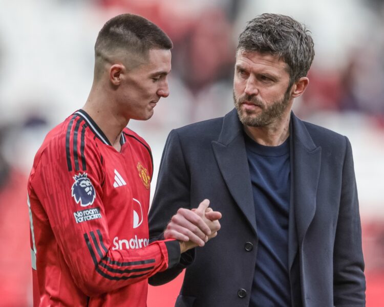 Benjamin Šeško Michael CArrick