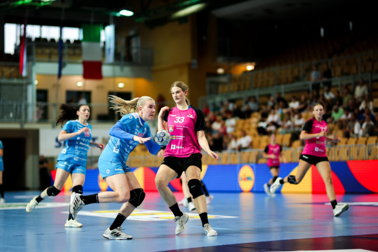 Final of Slovenian Women's Handball Cup RK Ljubljana-RK Krim OTP Group Mercator in Dvorana Bonifika