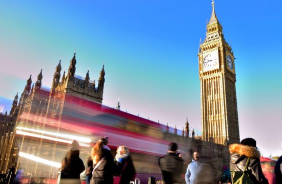 Tourists take photos of Big Ben. 30th November 2025