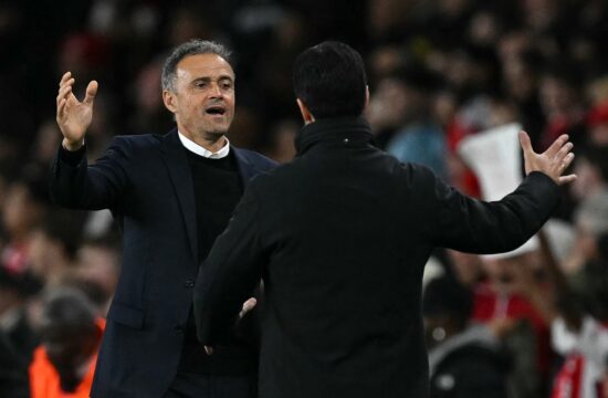 Luis Enrique in Mikel Arteta