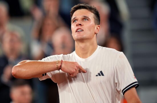 PARIS, FRANCE - JUNE 2: Jakub Mensik of Czech Republic during Day Ten of the 2026 French Open at Roland Garros on June 2, 2026 in Paris, France. (Photo by Marleen Fouchier/BSR Agency)