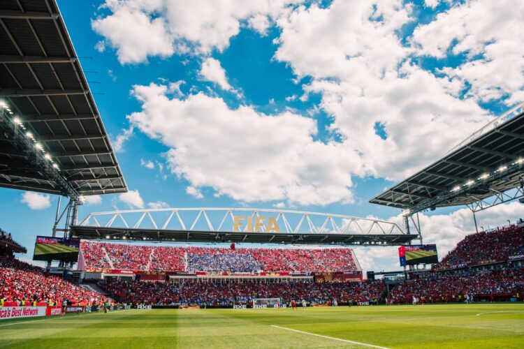 Toronto, Ontario, Canada. 12 June 2026. General view of BMO Field before the FIFA World Cup 2026 group stage match between Canada and Bosnia and Herzegovina in Toronto, Canada. Photo: Luis Alvarado | PMEimages