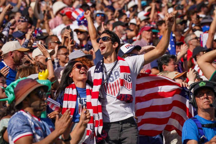 USA fans