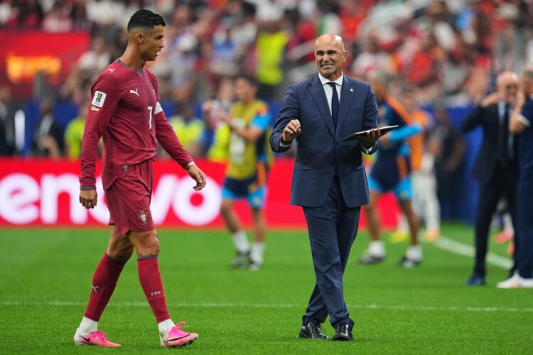Roberto Martinez in Cristiano Ronaldo