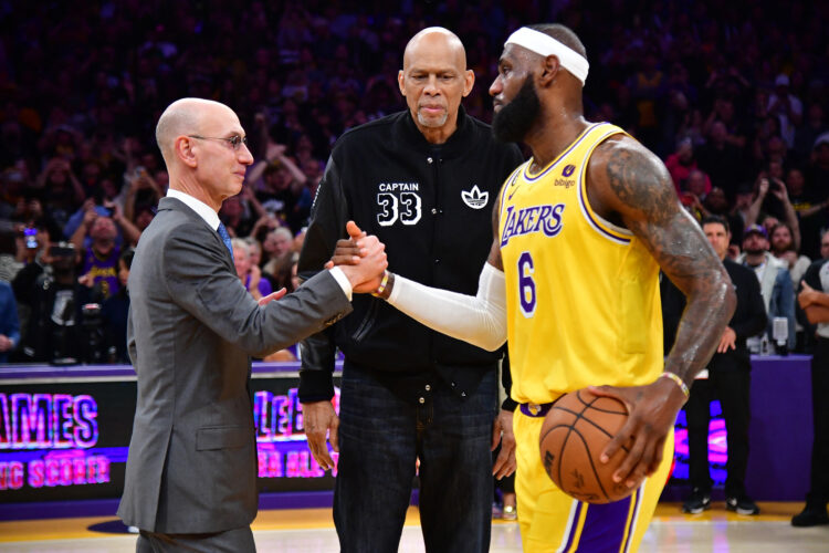 Adam Silver LeBron James