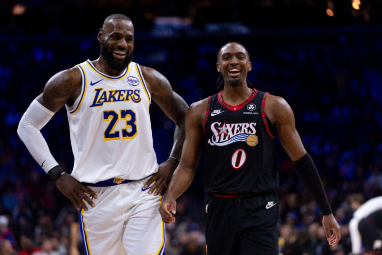 LeBron James Tyrese Maxey
